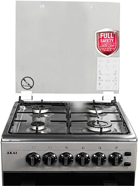 Akai Full Safety Cooking Range, Stainless Steel - Crma-505Sc, AKAI COOKING RANGE S.STEEL-FULL SAFETY 1 Year Warranty - Image 7
