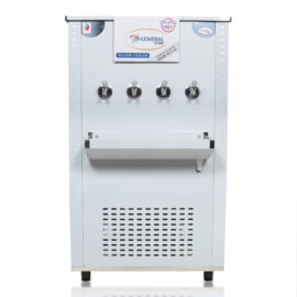 General Star Water Cooler, 4 Tap, Floor Standing Stainless Steel Gswc-85T4