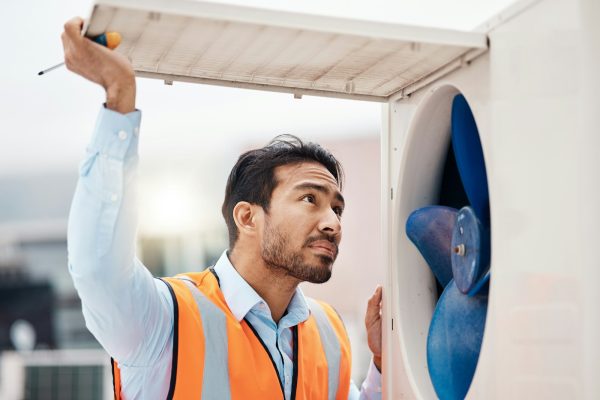 engineer-man-air-conditioning-and-maintenance-on-roof-industry-and-inspection-with-thinking-in-ci